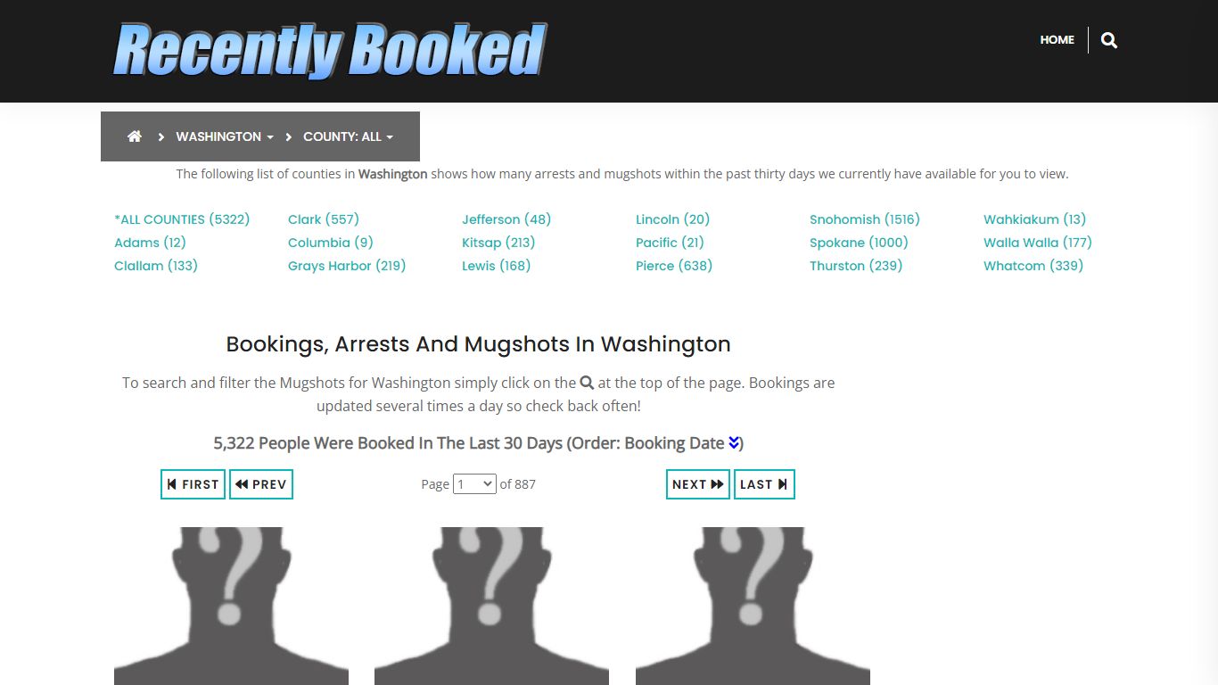 Bookings, Arrests and Mugshots in Walla Walla County, Washington